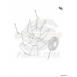 W0007657 - Workhorse Fan Blade Asm (with Clutch)